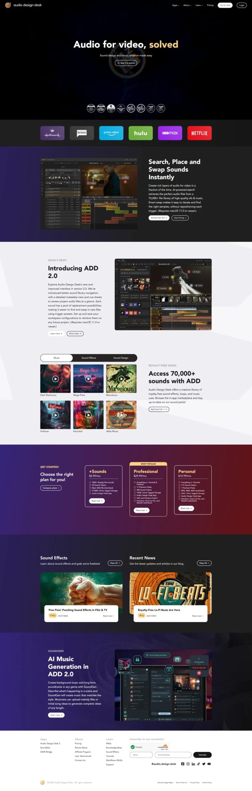 Audio Design Desk slide 1